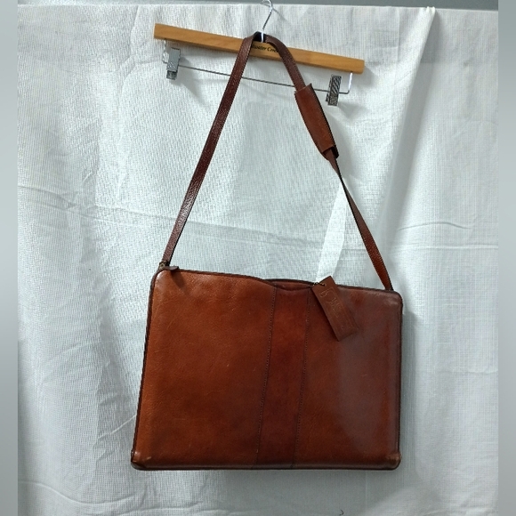 Georgetown Leather Design Brown Vintage Briefcase Rare - Picture 1 of 15